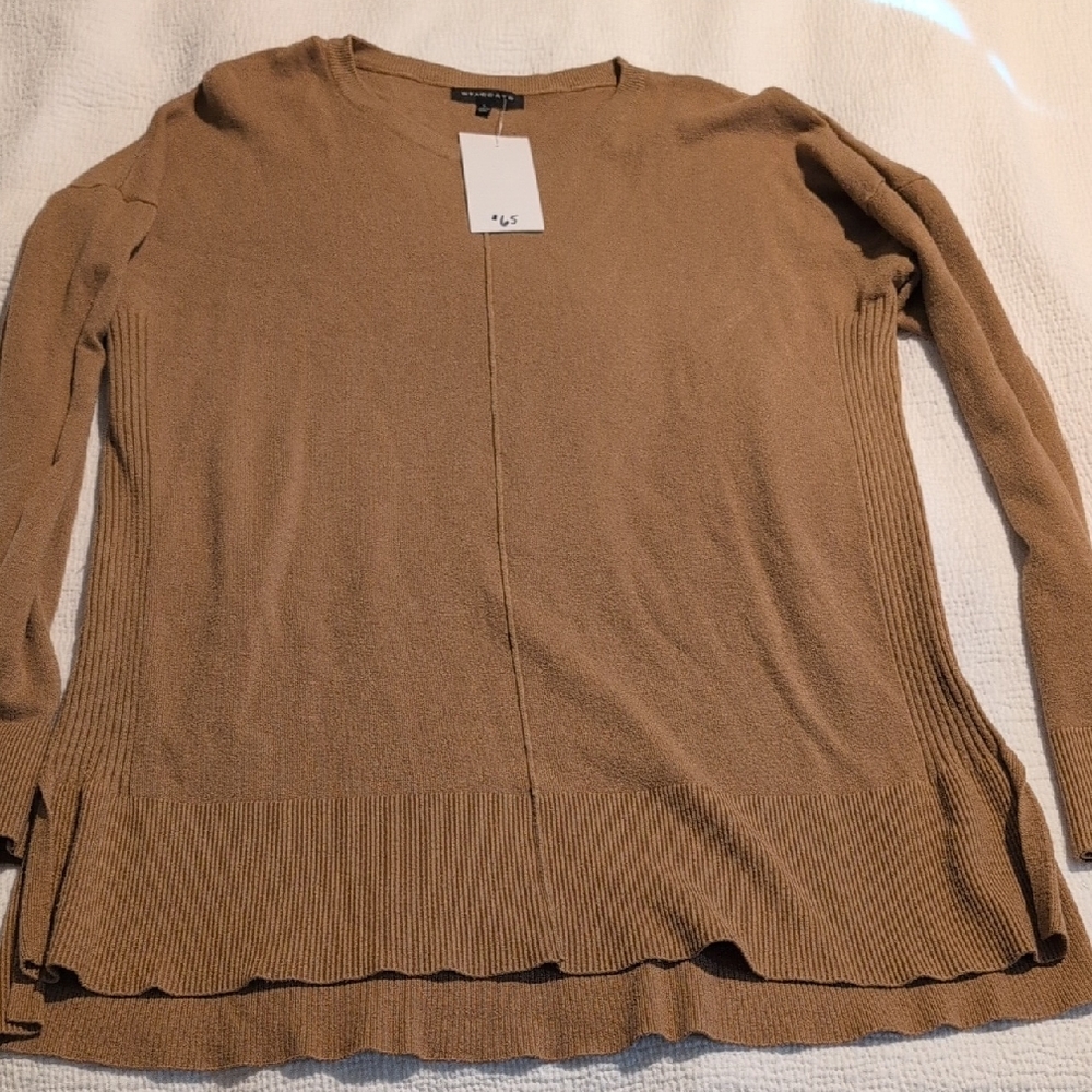 Staccato Tan Knit Pullover